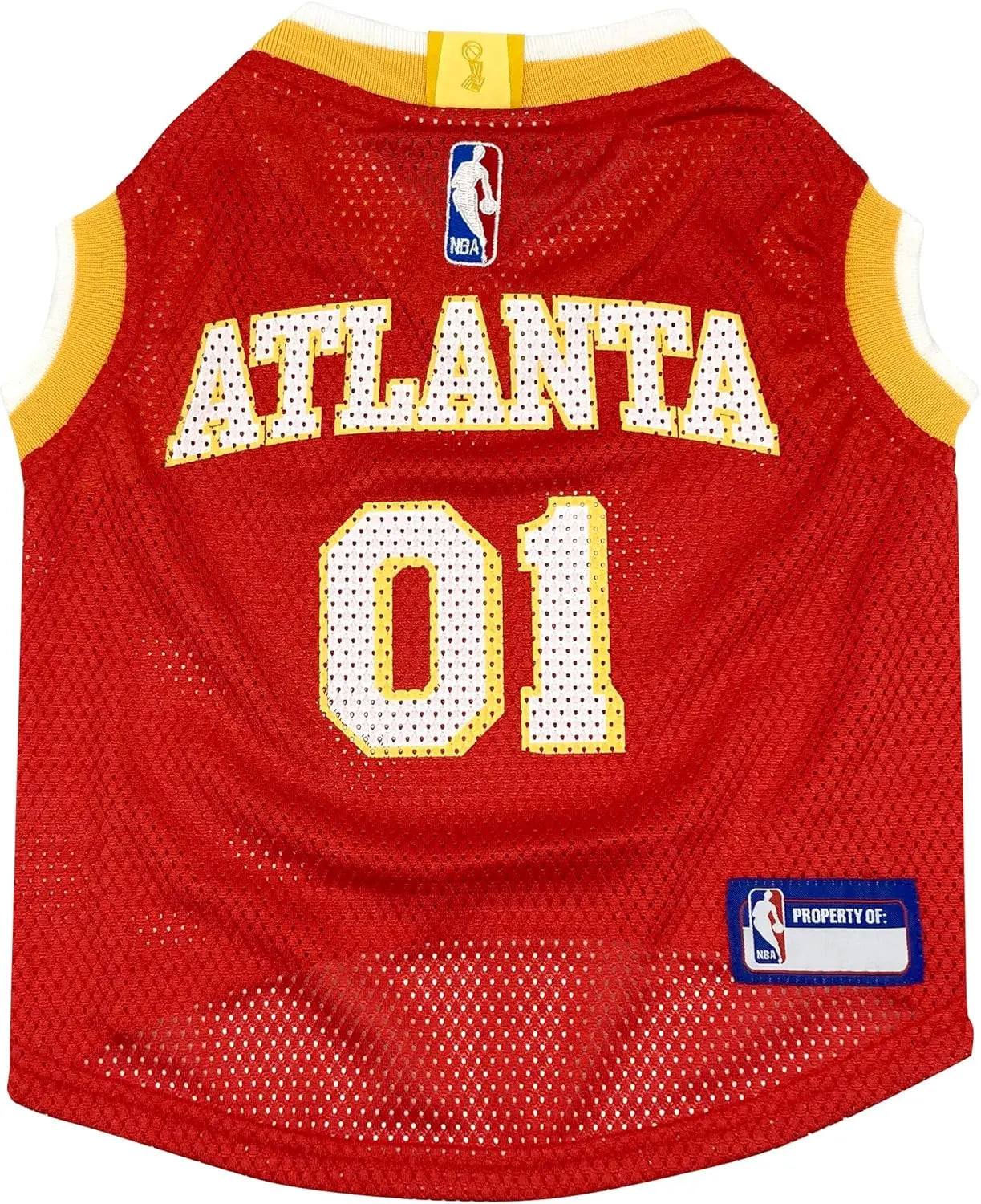 Official NBA Dog Jersey – Licensed Basketball Pet Tank for All Teams & Sizes Atlanta Hawks