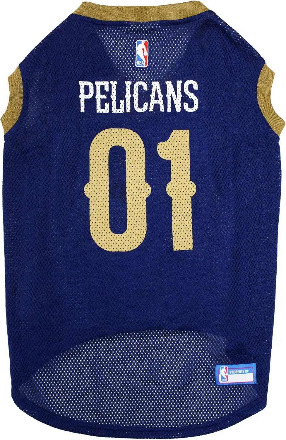 Official NBA Dog Jersey – Licensed Basketball Pet Tank for All Teams & Sizes New Orleans Pelicans Medium