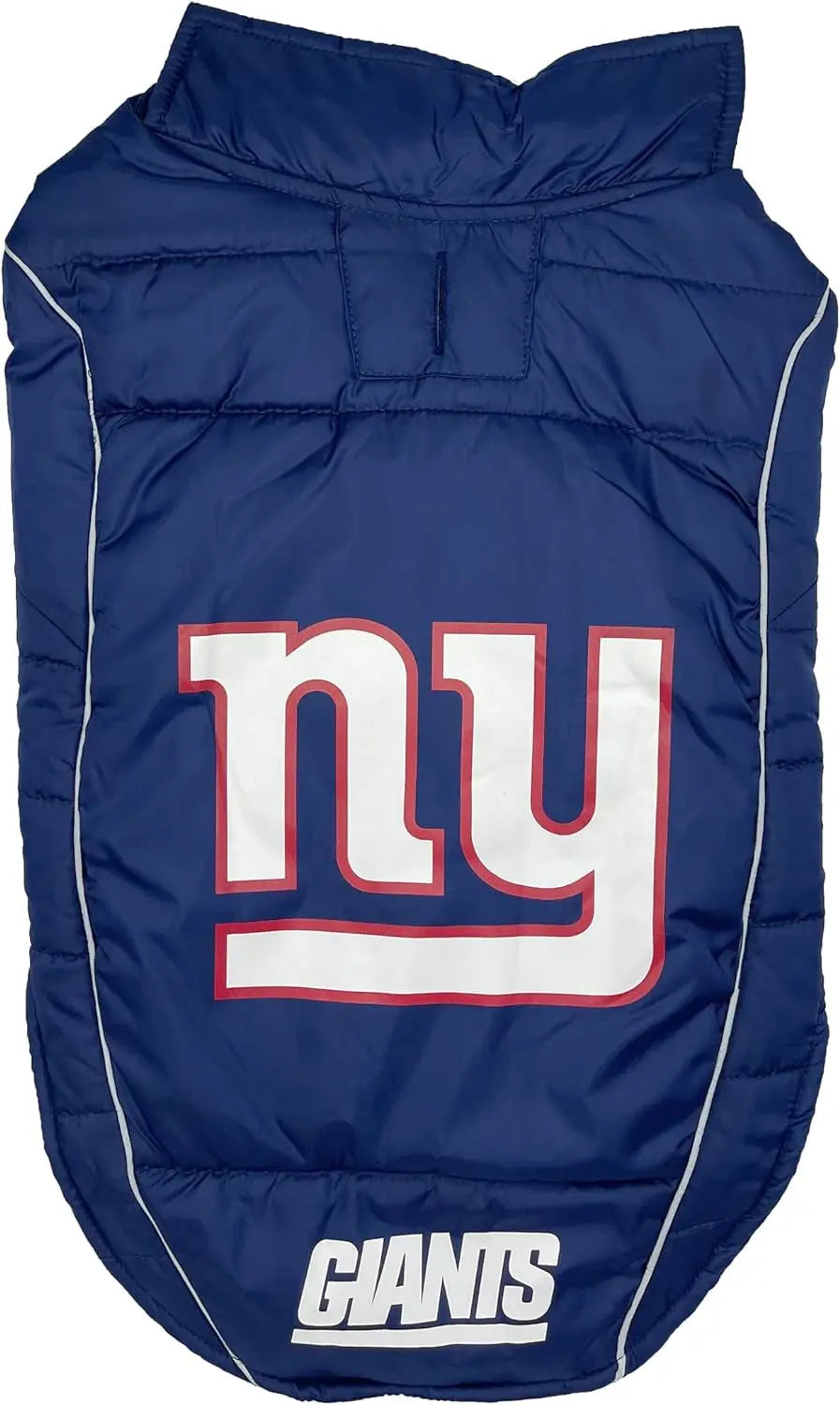 Official NFL Dog & Cat Puffer Vest (All Teams) – Waterproof & Warm Winter Coat New York Giants