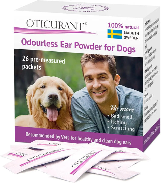 Oticurant Pet Ear Powder for Dogs – Natural Relief for Itching, Odor & Wax Default Title