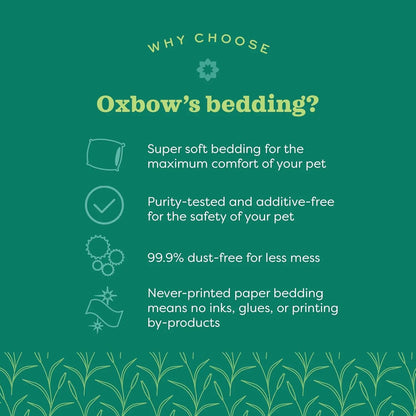 Oxbow Pure Comfort Small Animal Bedding, 99.9% Dust-Free Natural Paper