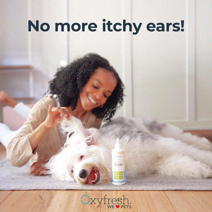 Oxyfresh Advanced Pet Ear Cleaner for Dogs & Cats Sting-Free 8 oz