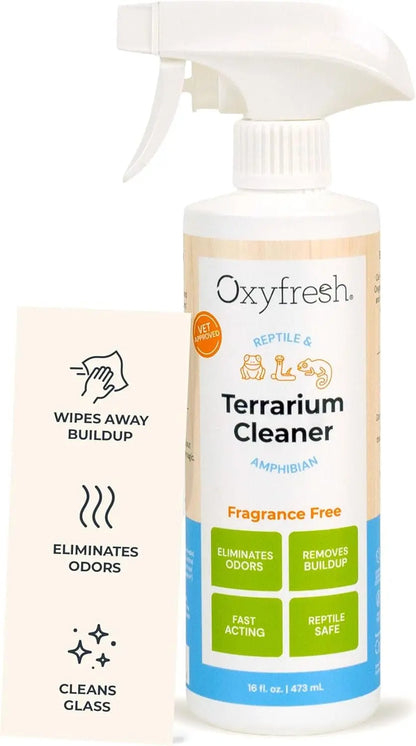 Oxyfresh Reptile & Amphibian Terrarium Cleaner Odor Eliminator Bleach Free Default Title