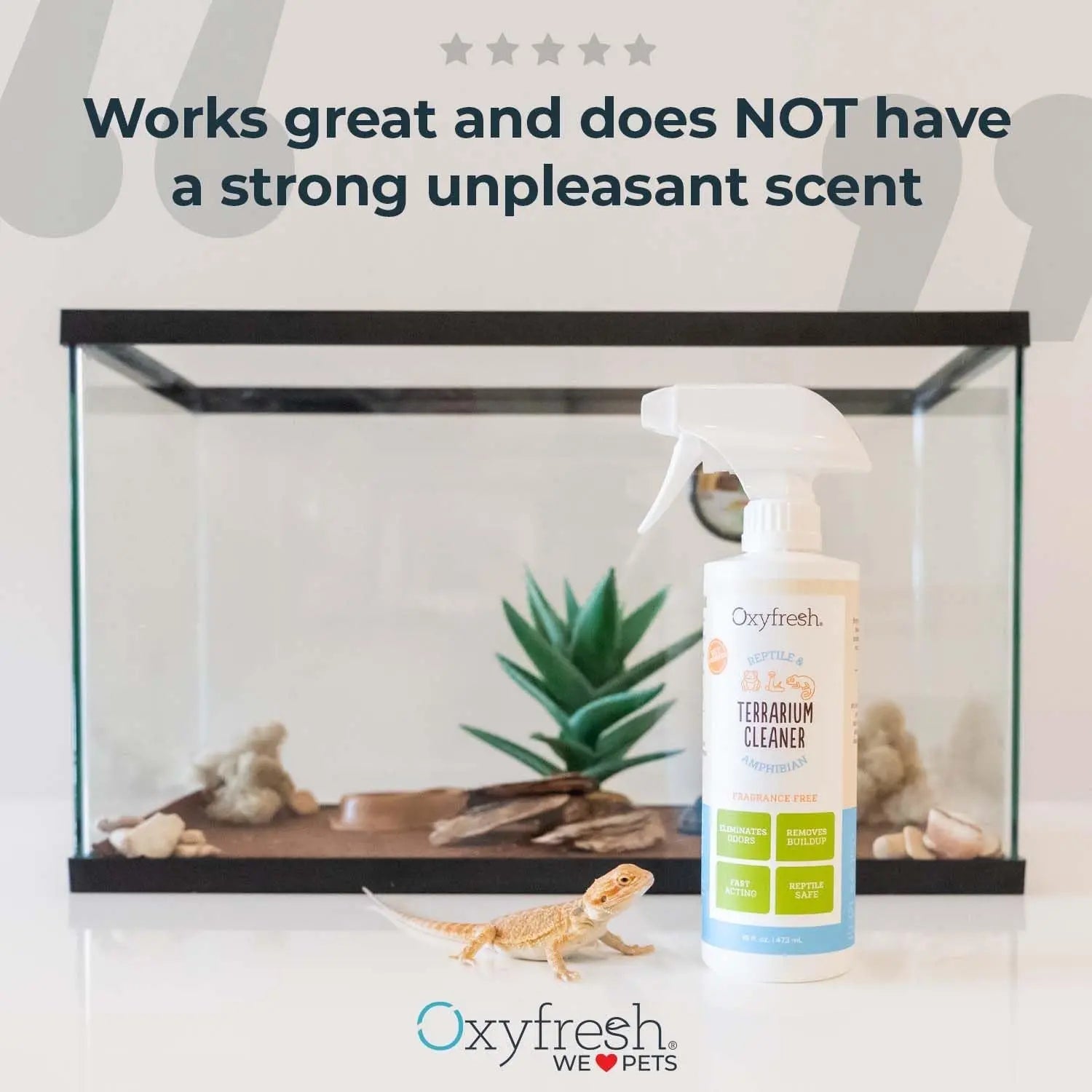 Oxyfresh Reptile & Amphibian Terrarium Cleaner Odor Eliminator Bleach Free