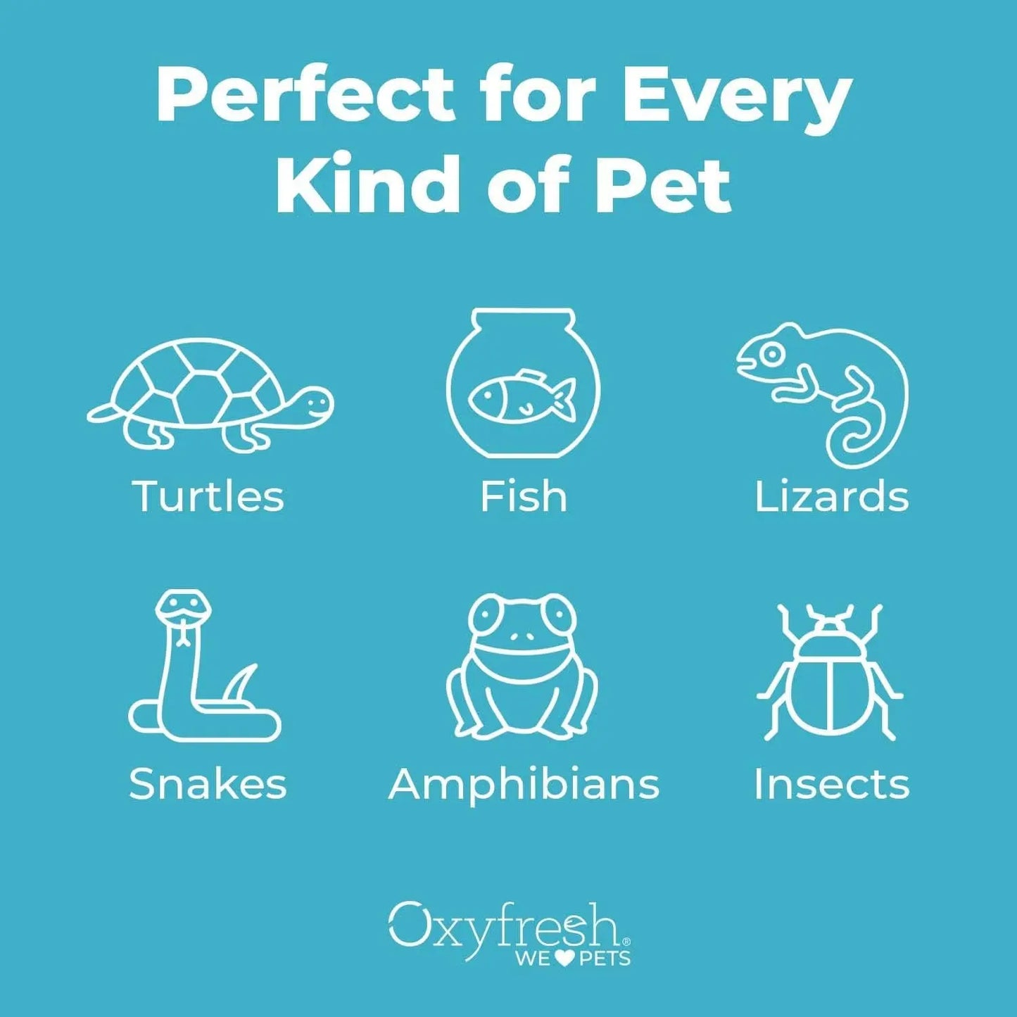 Oxyfresh Reptile & Amphibian Terrarium Cleaner Odor Eliminator Bleach Free