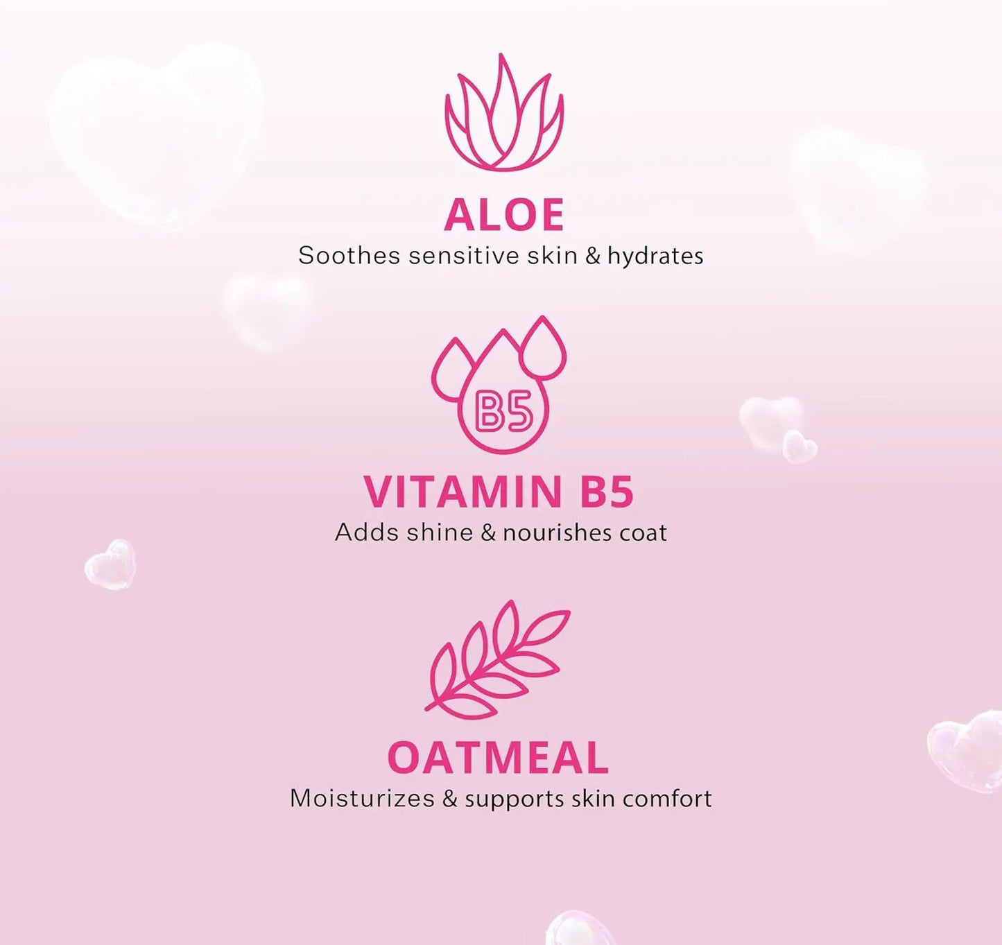 Paris Hilton Dog Shampoo Sulfate-Free Vegan Oatmeal Aloe Hypoallergenic 16oz