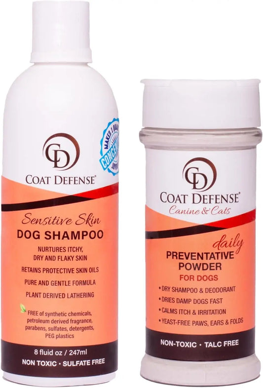 Paw Licker Bundle Dog Yeast Relief Powder & Sensitive Skin Shampoo Default Title