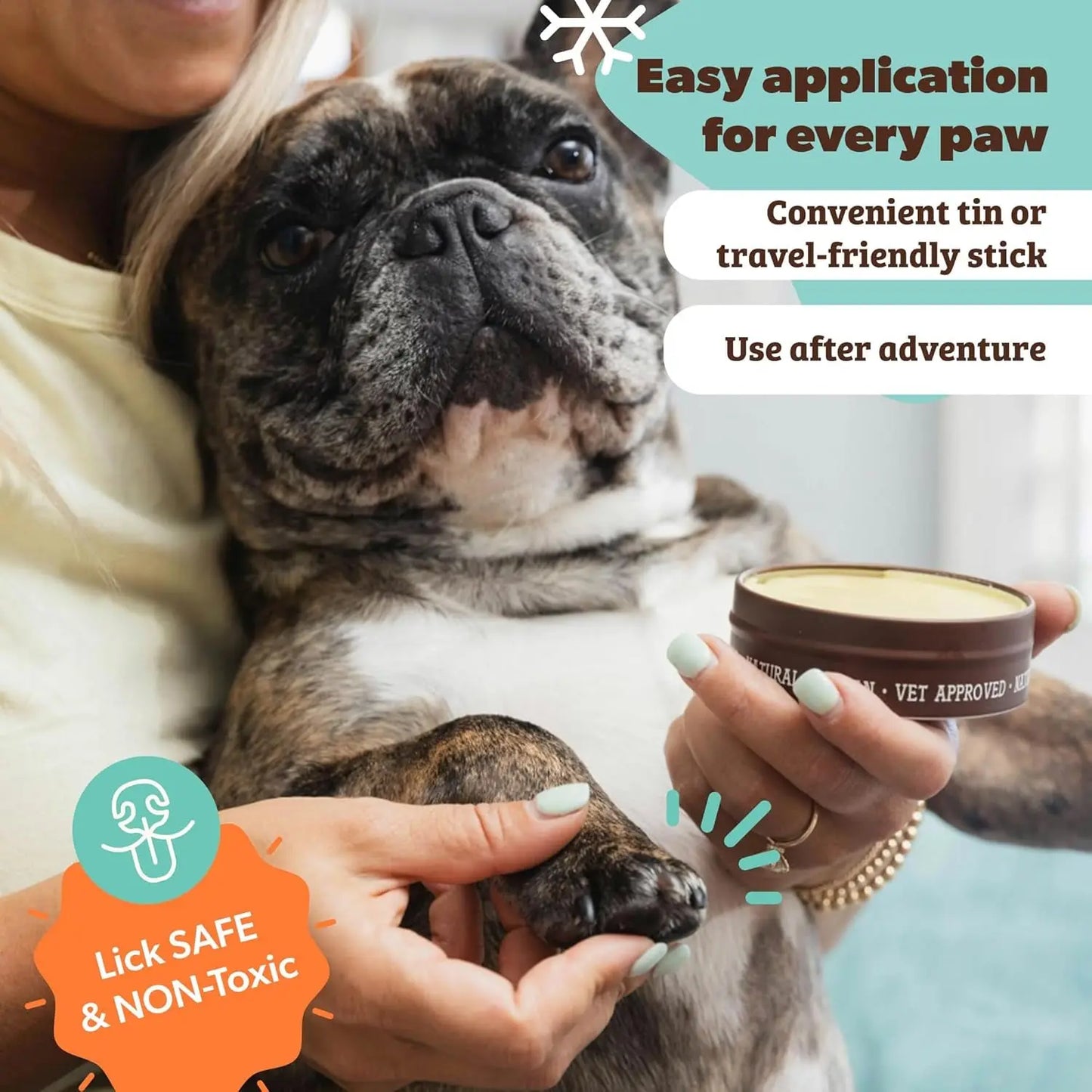 Paw Soother Balm & Wax – Natural Dog Paw Care with Coconut & Hempseed Oils