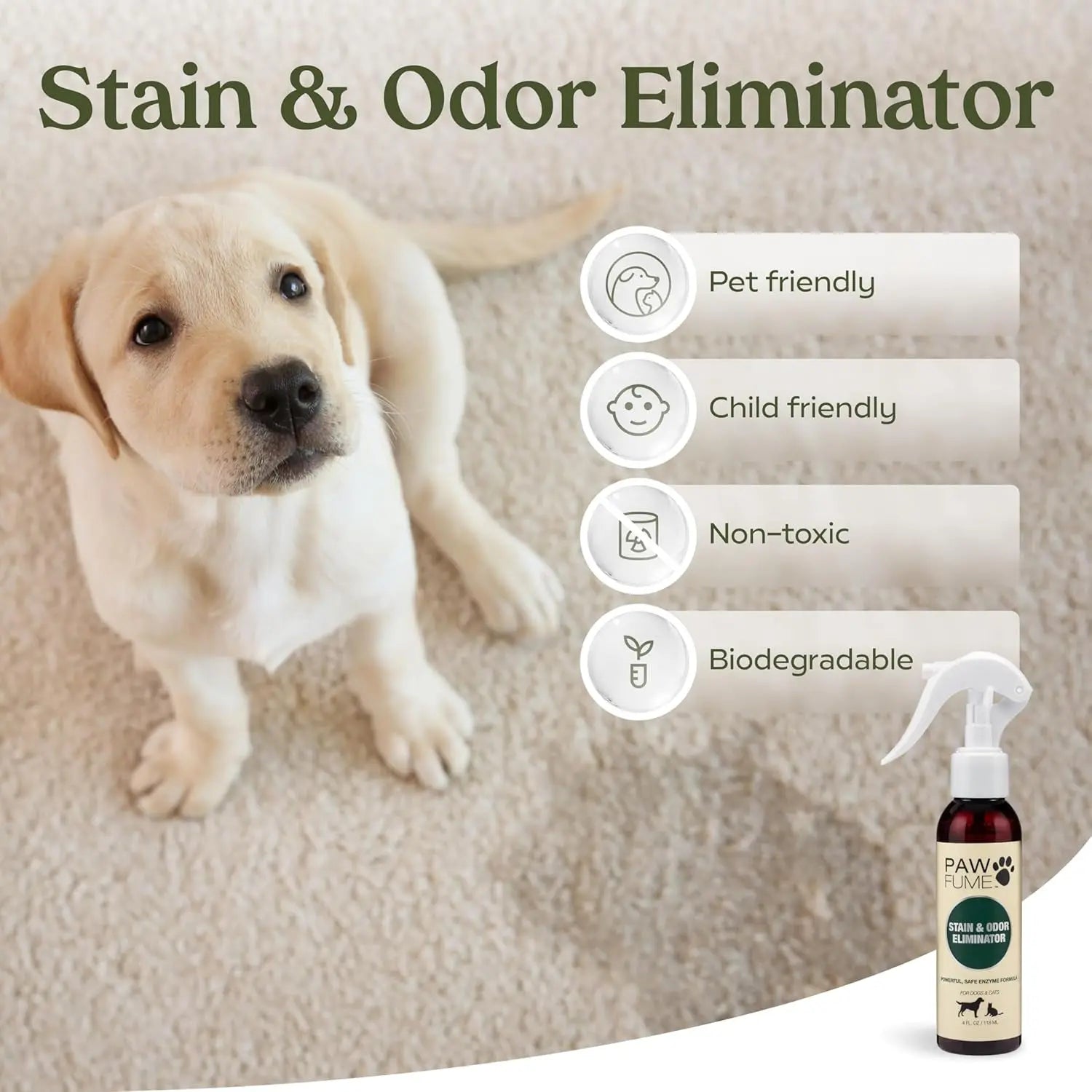 Pawfume Dog Spa Gift Basket 6-Piece Probiotic Deodorizer & Grooming Set