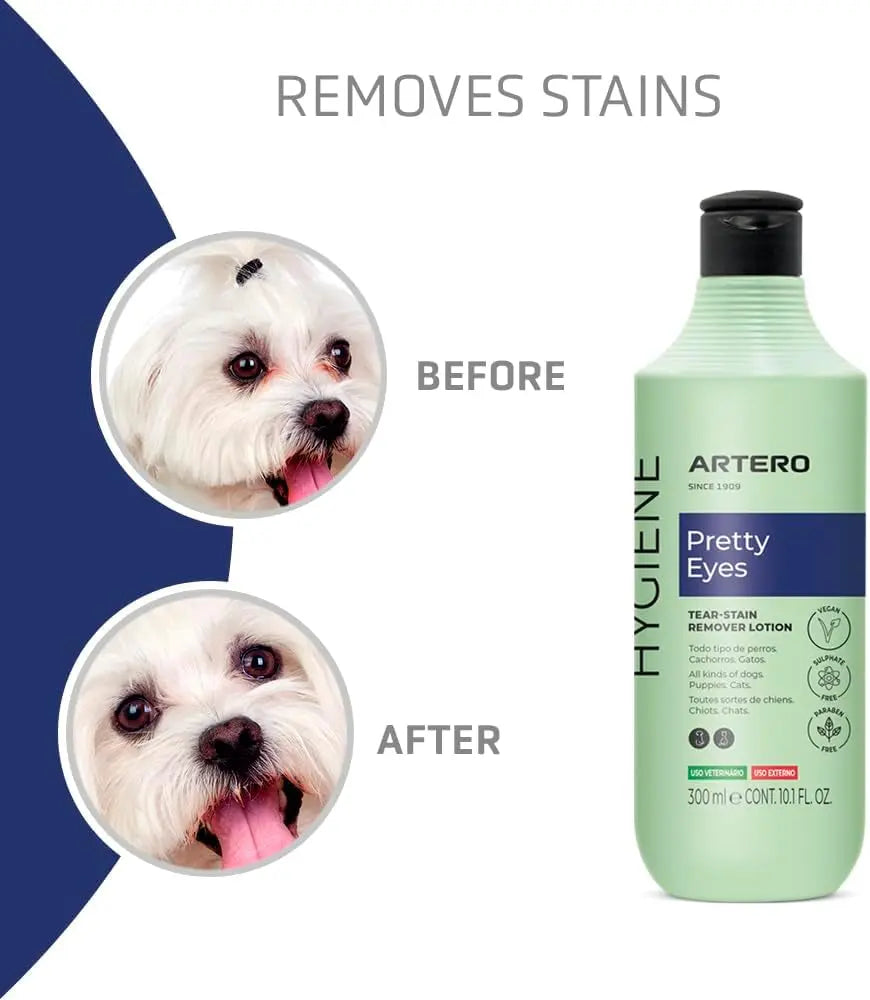 Pet Eye Cleaner for Dogs & Cats Tear Stain Remover Gentle Daily Care 300ml