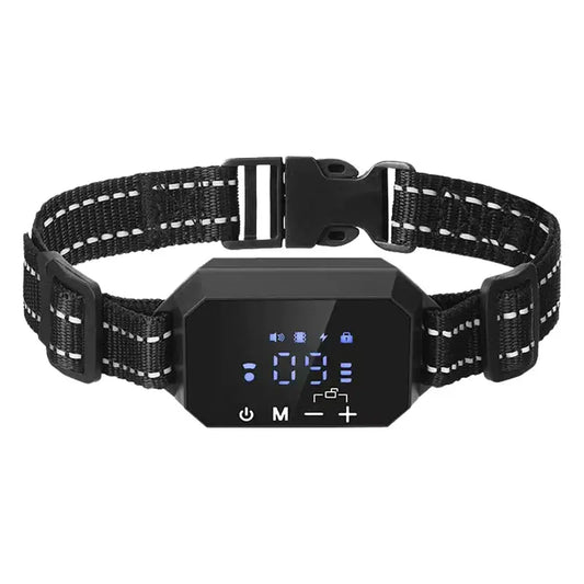 Pet GPS Training Collar Wireless Fence – Waterproof IP67, Safe Dog Tracker Black