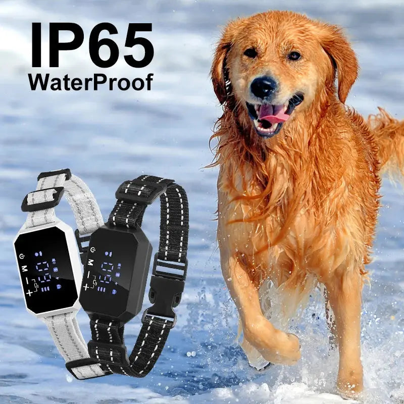 Pet GPS Training Collar Wireless Fence – Waterproof IP67, Safe Dog Tracker