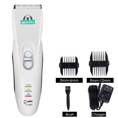 Pet Hair Clipper Trimmer – Professional, Rechargeable, Low Noise Grooming Tool for Dogs & Cats No Box Standard