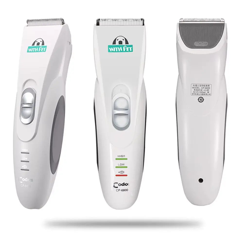 Pet Hair Clipper Trimmer – Professional, Rechargeable, Low Noise Grooming Tool for Dogs & Cats