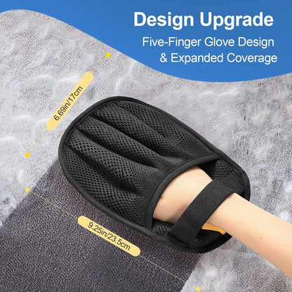 Pet Hair Removal Glove – Reusable 5-Finger Electrostatic Brush for Cats & Dogs
