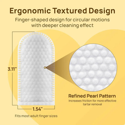 Pet Teeth Cleaning Wipes for Dogs & Cats Plaque Tartar Breath Freshener