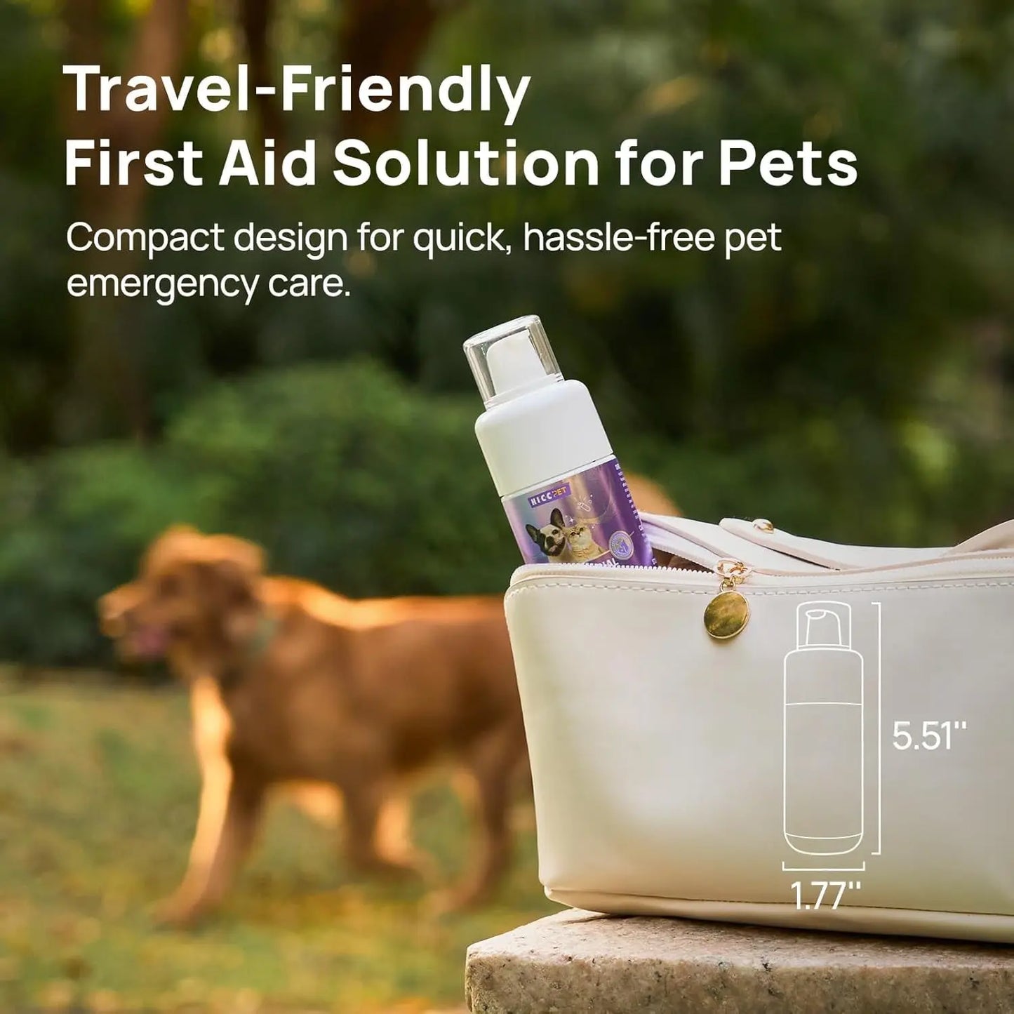 Pet Wound Care Hydro Gel for Dogs & Cats, Hot Spot & Skin Relief – 3.4 oz