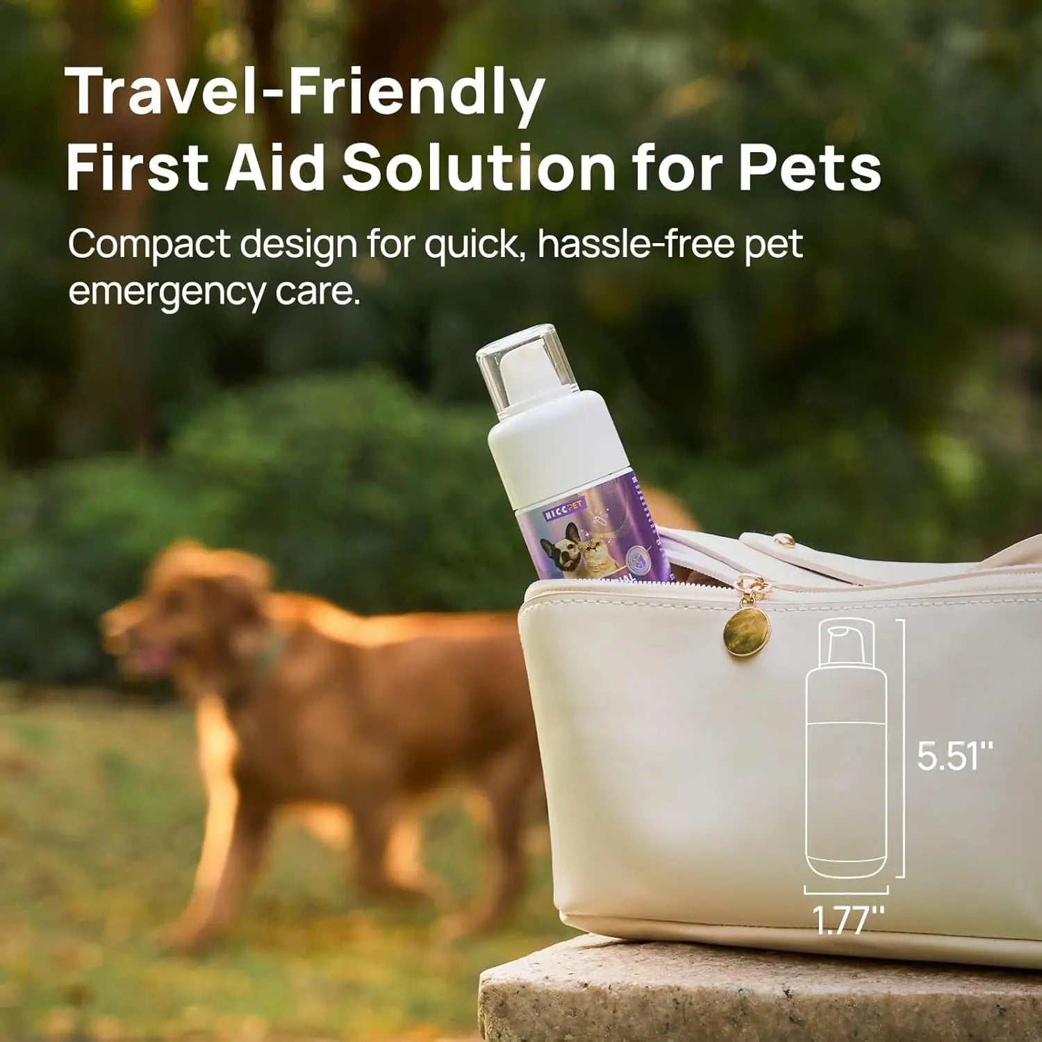 Pet Wound Care Hydro Gel for Dogs & Cats, Hot Spot & Skin Relief – 3.4 oz