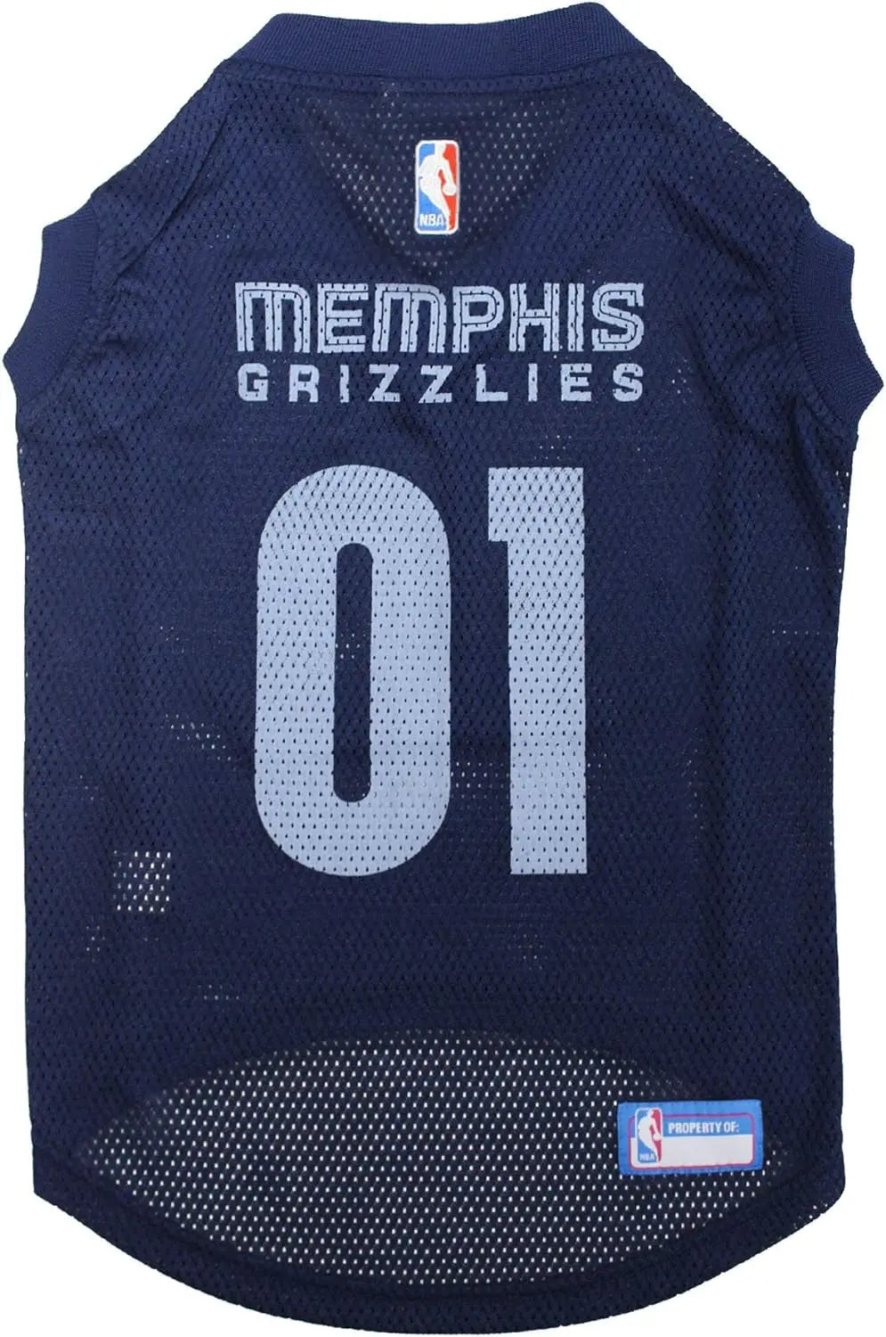 Pets First NBA Dog Jersey Tank Top Basketball Pet Shirt – All Teams & Sizes Memphis Grizzlies Small