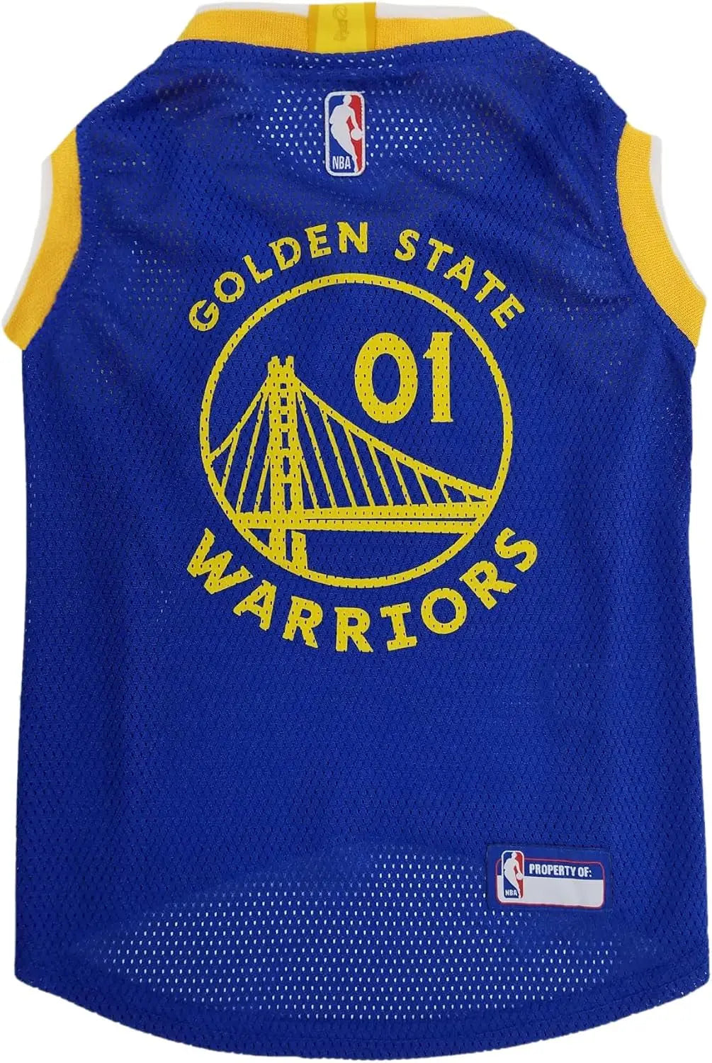 Pets First NBA Dog Jersey Tank Top Basketball Pet Shirt – All Teams & Sizes Golden State Warriors