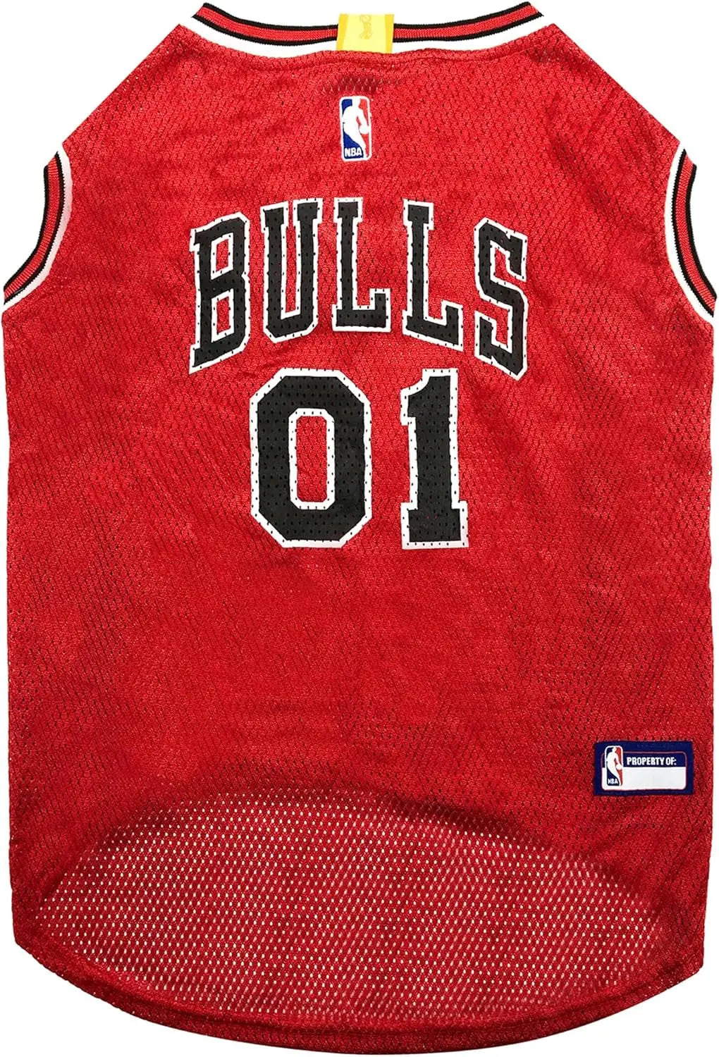 Pets First NBA Dog Jersey Tank Top Basketball Pet Shirt – All Teams & Sizes Chicago Bulls