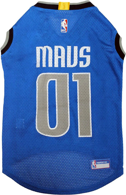 Pets First NBA Dog Jersey Tank Top Basketball Pet Shirt – All Teams & Sizes Dallas Mavericks