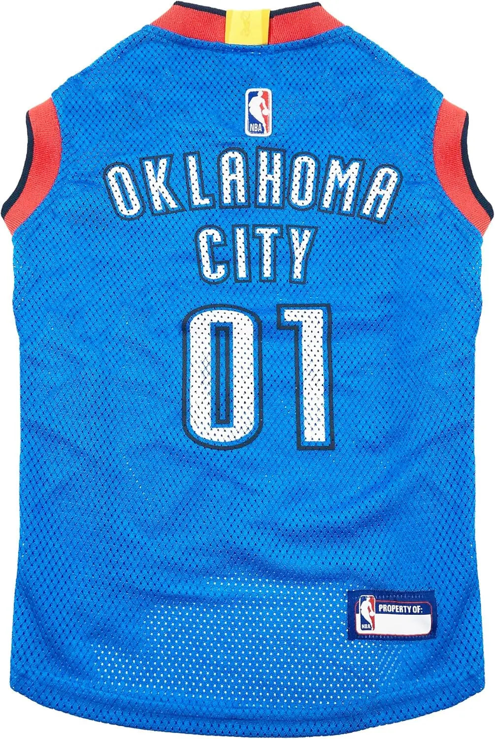 Pets First NBA Dog Jersey Tank Top Basketball Pet Shirt – All Teams & Sizes Oklahoma City Thunder