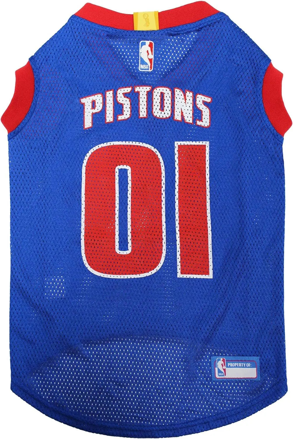 Pets First NBA Dog Jersey Tank Top Basketball Pet Shirt – All Teams & Sizes Detroit Pistons
