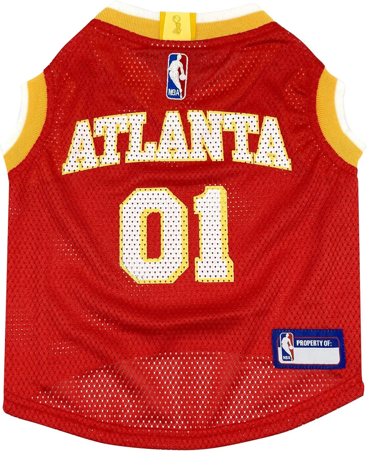 Pets First NBA Dog Jersey Tank Top Basketball Pet Shirt – All Teams & Sizes Atlanta Hawks