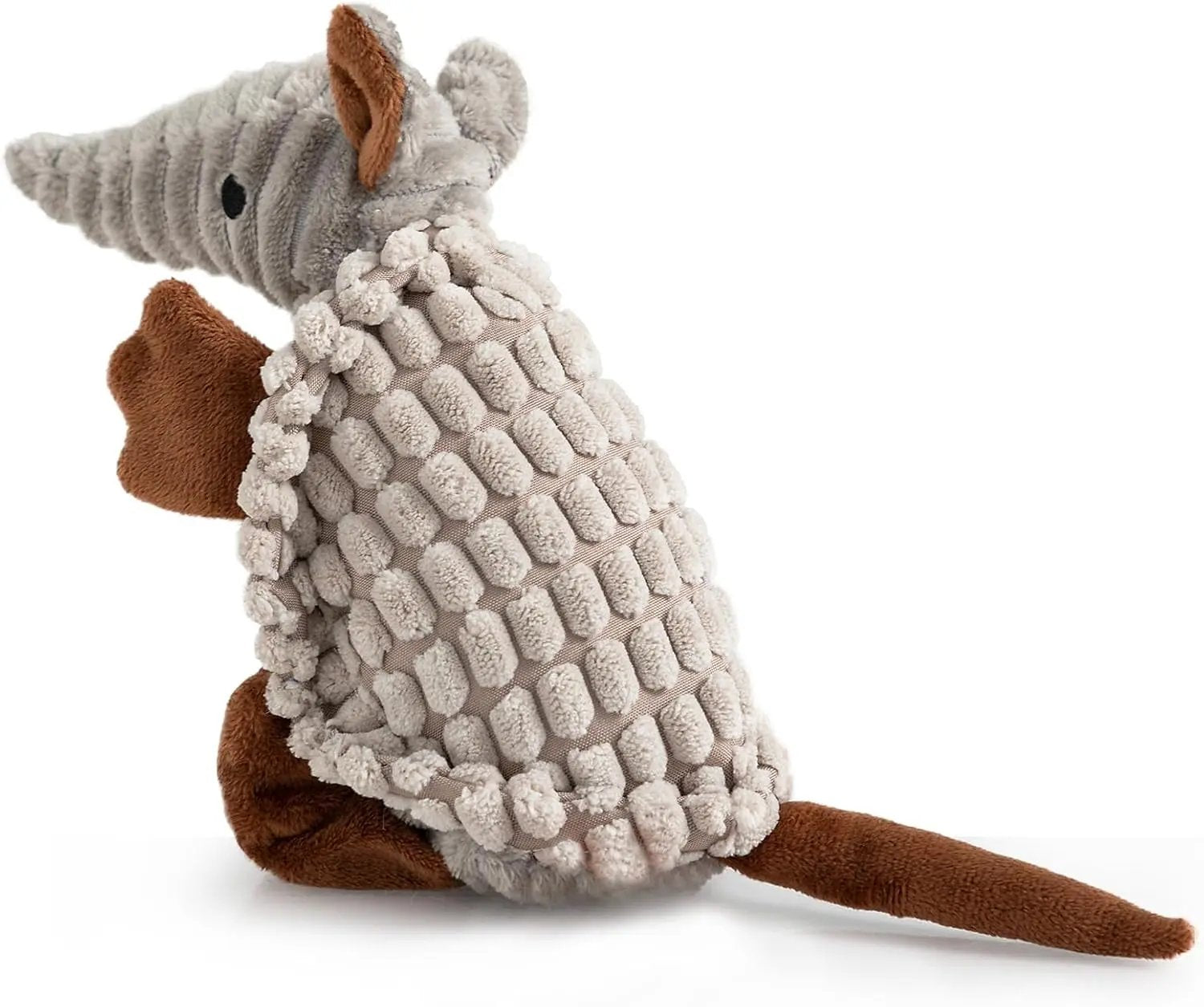 Armadillo Squeaky Plush Dog Toy, Soft Chew Toy for Small & Medium Dogs