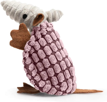 Armadillo Squeaky Plush Dog Toy, Soft Chew Toy for Small & Medium Dogs