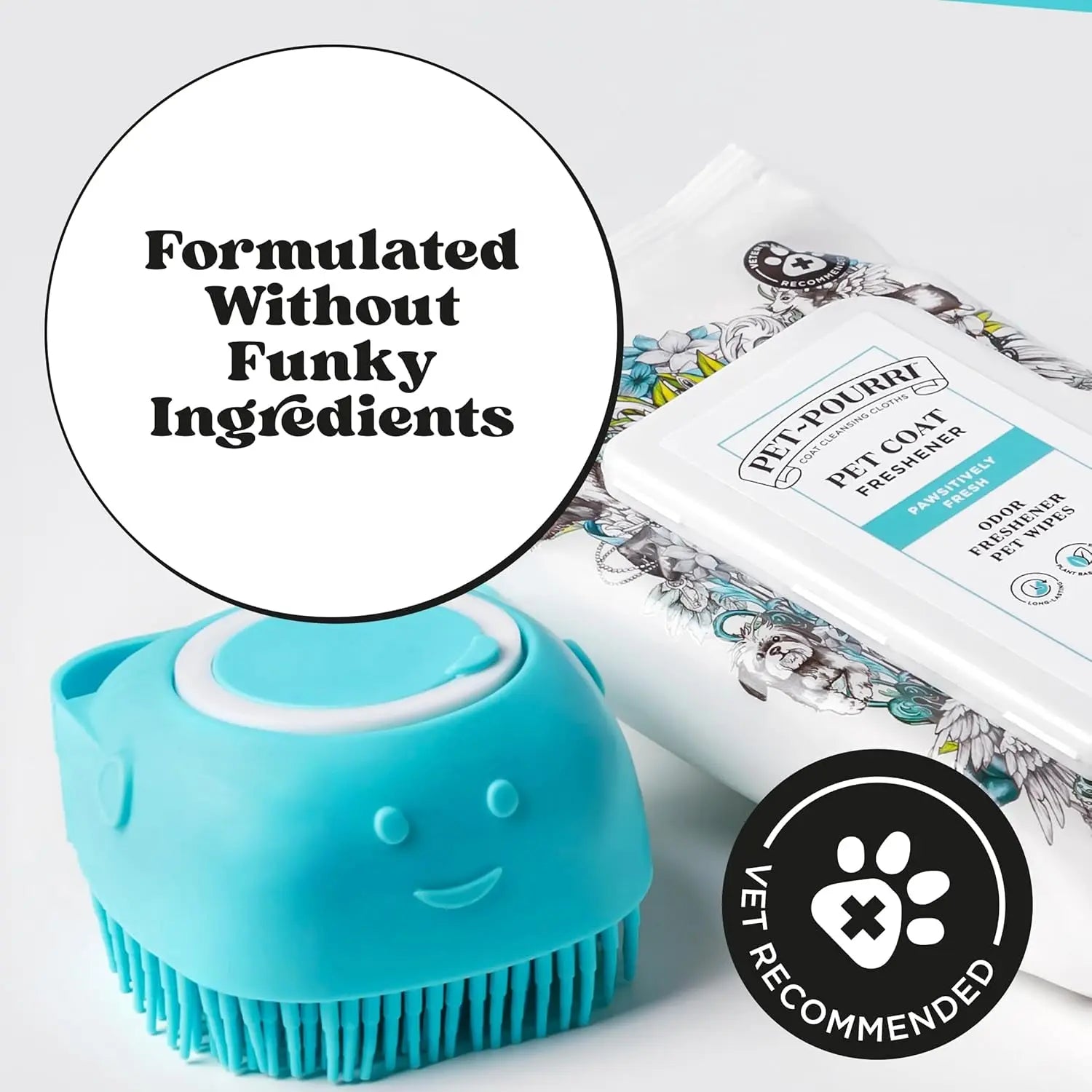 Pawsitively Fresh Pet Wipes Plant Based Deodorizing 50ct