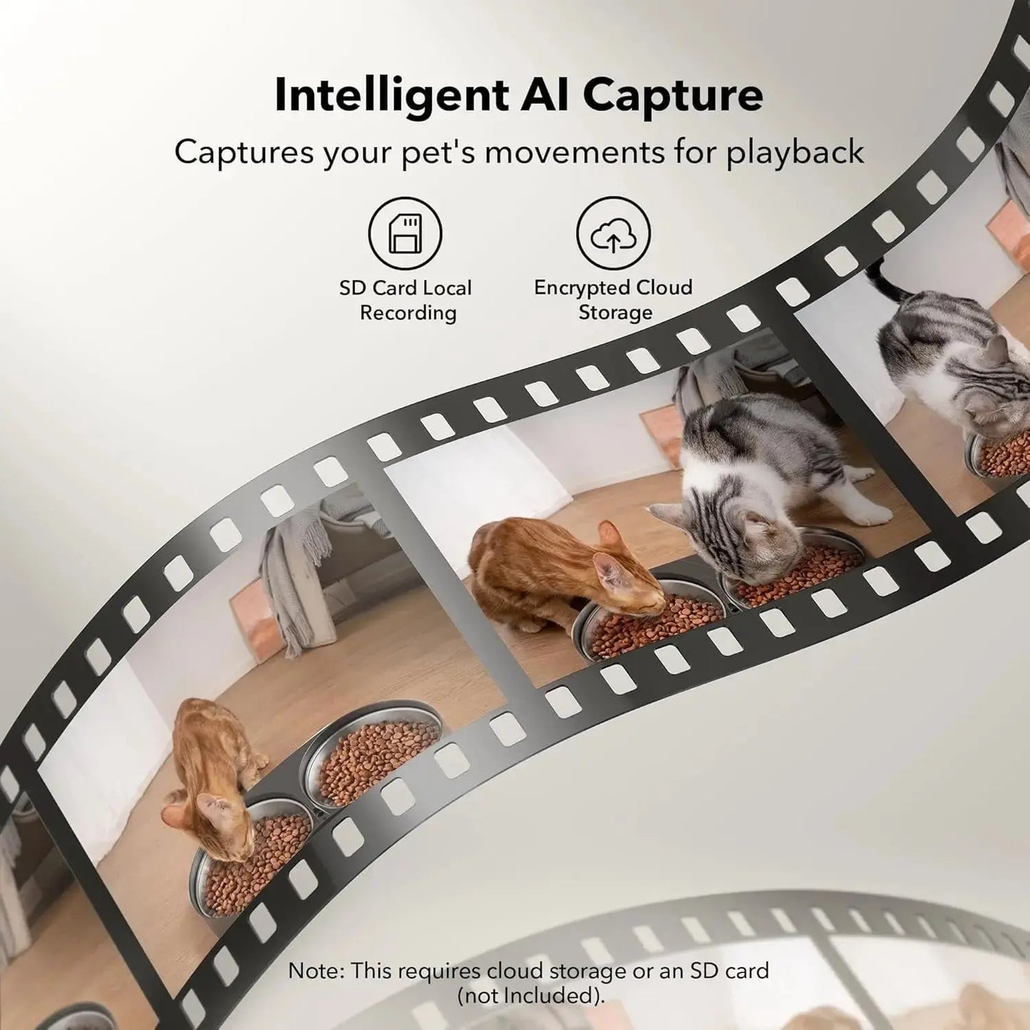 Premium 5L Smart Auto Cat Feeder with HD Camera & 2-Way Audio for Dogs & Cats