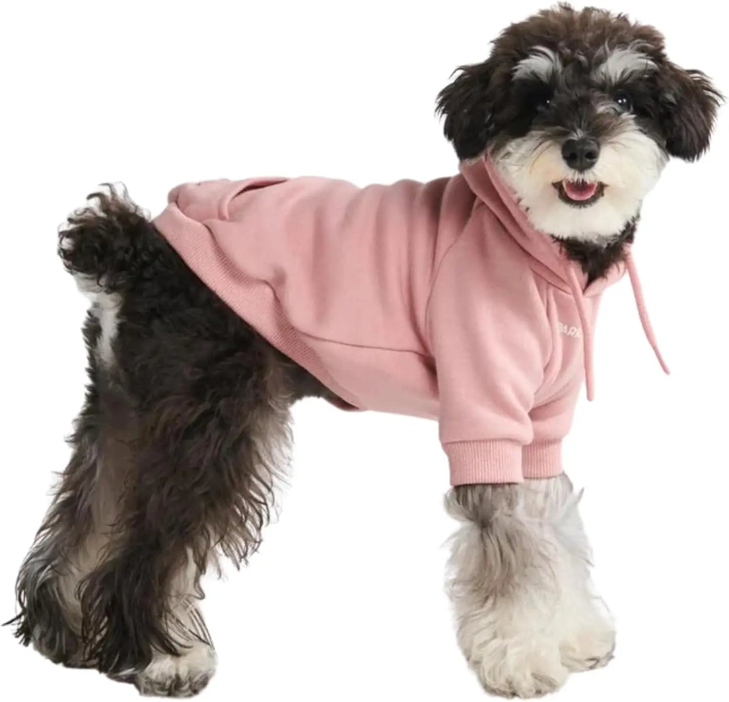 Premium Dog Hoodie – Soft Fleece Stretch Hoodie for Small to Large Dogs S–5XL Dusty Pink