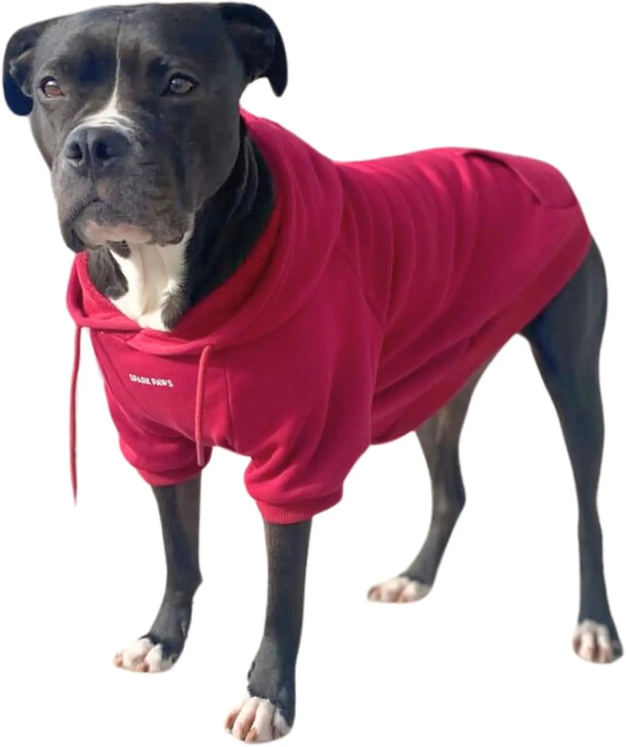 Premium Dog Hoodie – Soft Fleece Stretch Hoodie for Small to Large Dogs S–5XL Burgundy