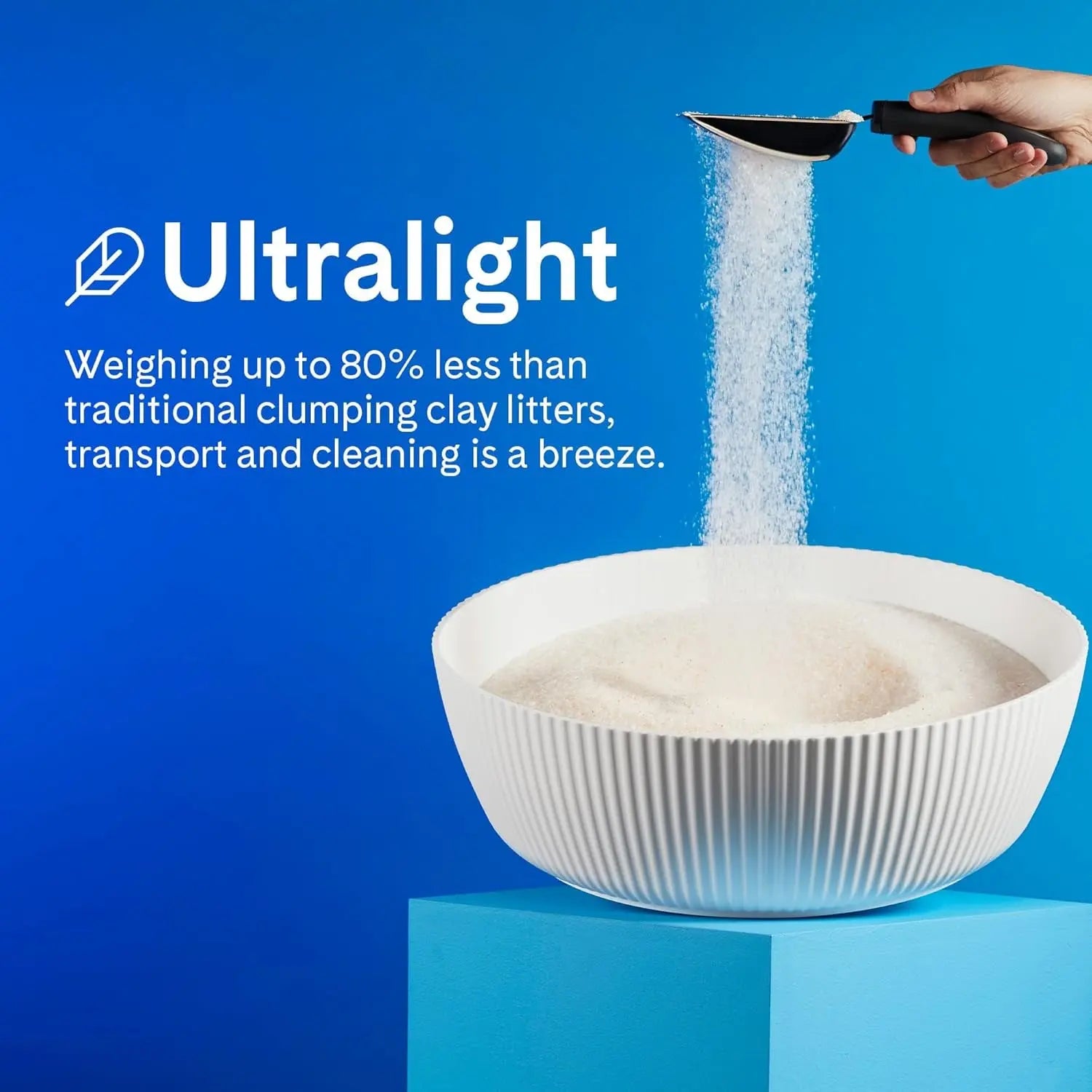 PrettyLitter Health Monitoring Cat Litter – Silica Gel, 6 lbs, Non Clumping