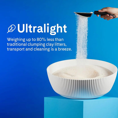 PrettyLitter Health Monitoring Cat Litter – Silica Gel, 6 lbs, Non Clumping