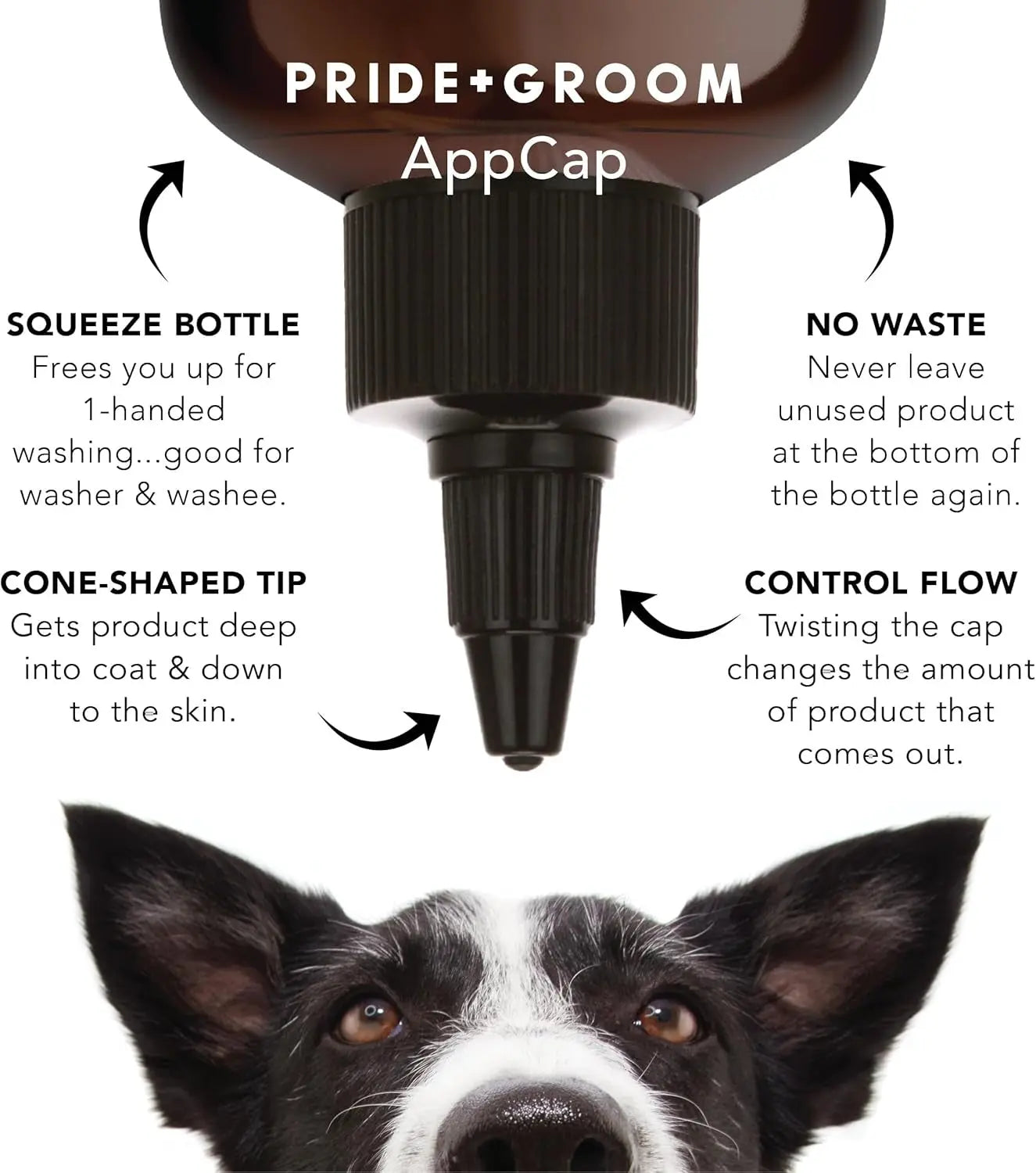 Pride + Groom Sensitive Dog Shampoo Natural Essential Oils 16oz