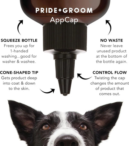 Pride + Groom Sensitive Dog Shampoo Natural Essential Oils 16oz