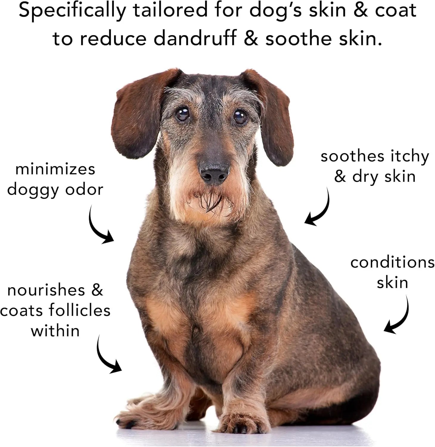 Pride + Groom Sensitive Dog Shampoo Natural Essential Oils 16oz