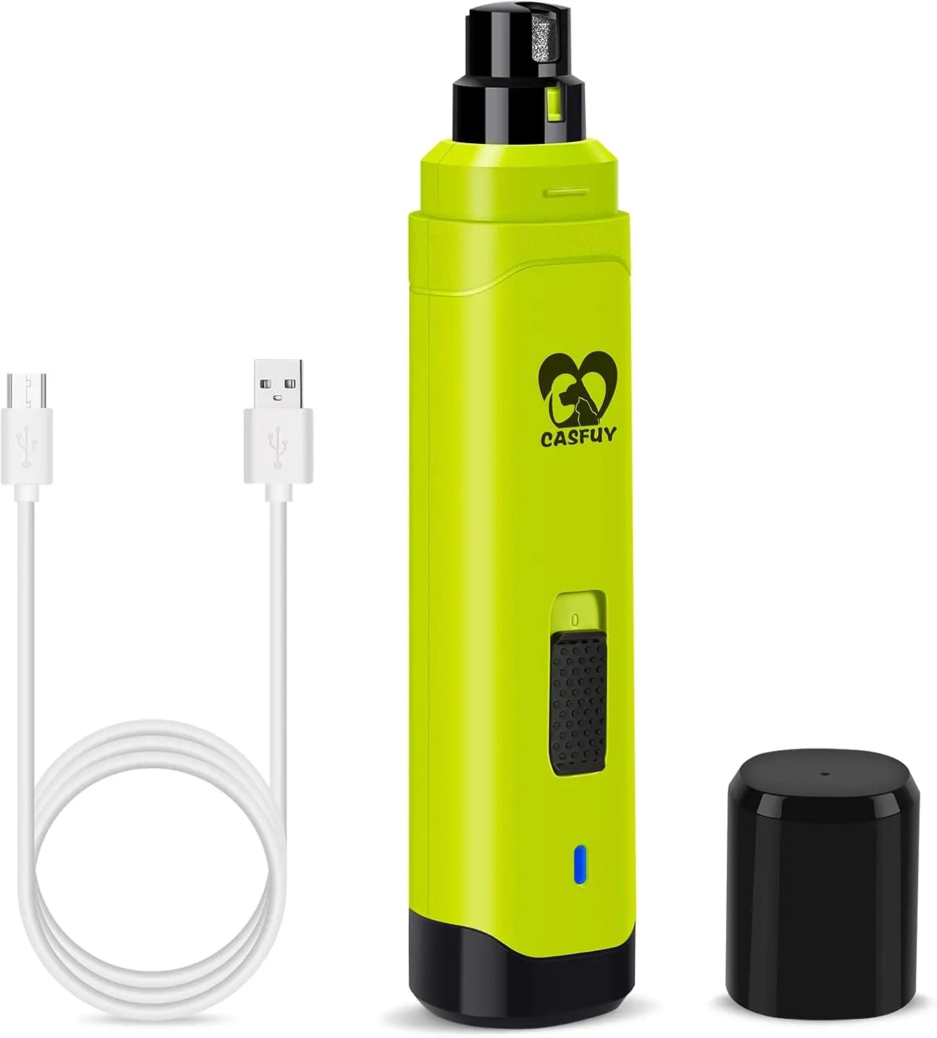 Professional 2-Speed Rechargeable Dog & Cat Nail Grinder, Painless Grooming