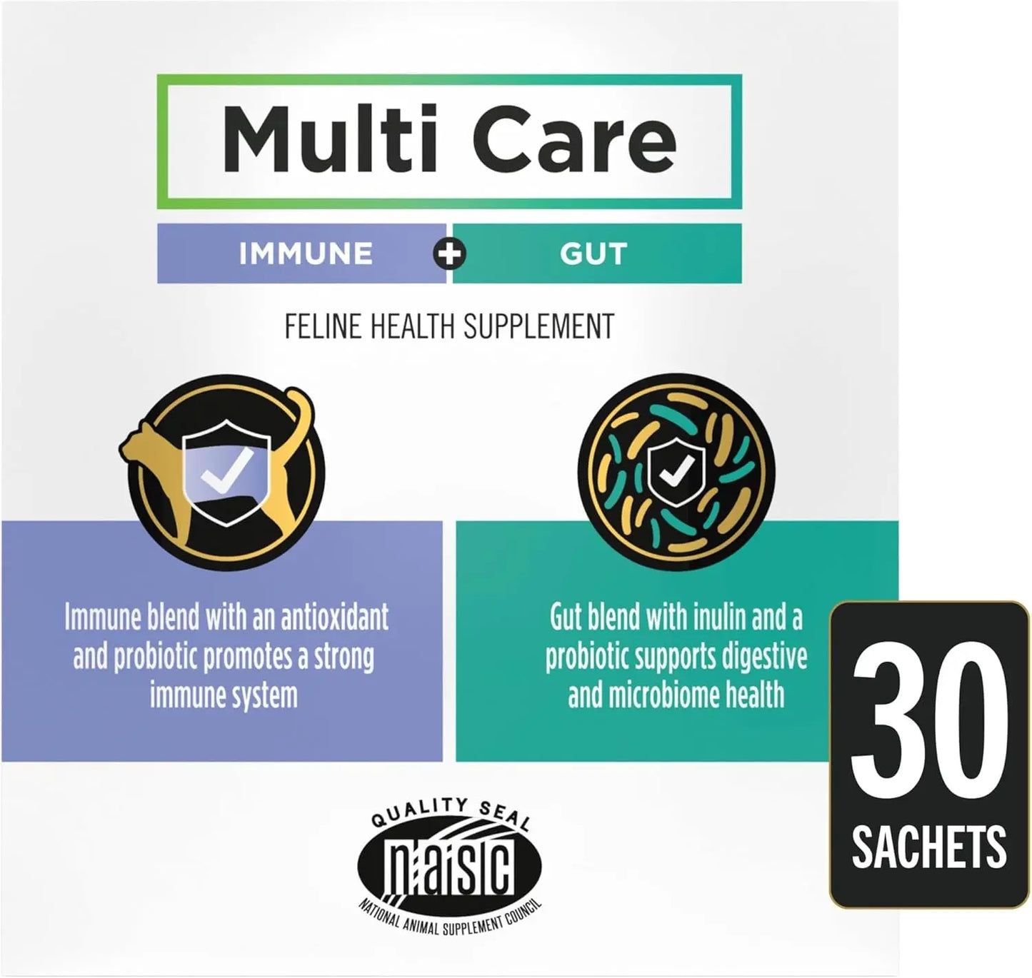 Purina Pro Plan Multi Care Feline Supplement 30 Ct – Probiotic & Immune