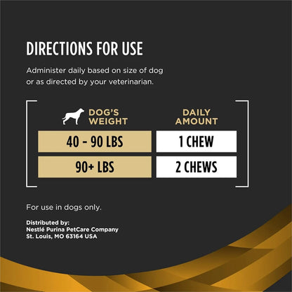 Purina Pro Plan Veterinary Joint Care Large Breed Dog Supplement 30 Ct