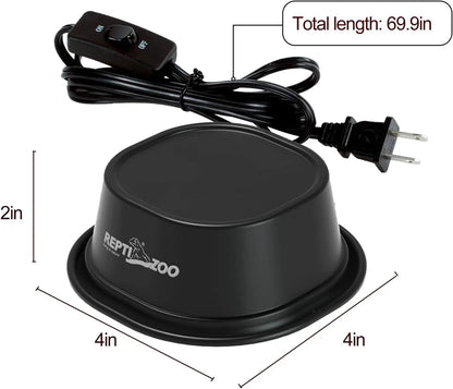 G9 Reptile Infrared Heat Lamp Kit 50W UVA Basking Light Hood Mesh