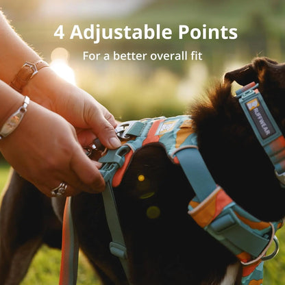 Reflective Adjustable Dog Harness – Lightweight, Padded & No-Pull for Walking