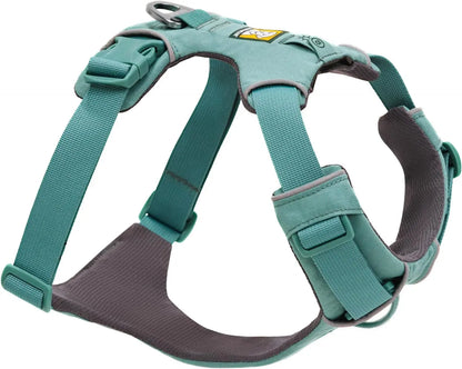 Reflective Adjustable Dog Harness – Lightweight, Padded & No-Pull for Walking River Rock Green