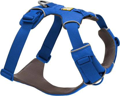 Reflective Adjustable Dog Harness – Lightweight, Padded & No-Pull for Walking Blue Pool