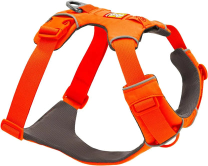 Reflective Adjustable Dog Harness – Lightweight, Padded & No-Pull for Walking Blaze Orange