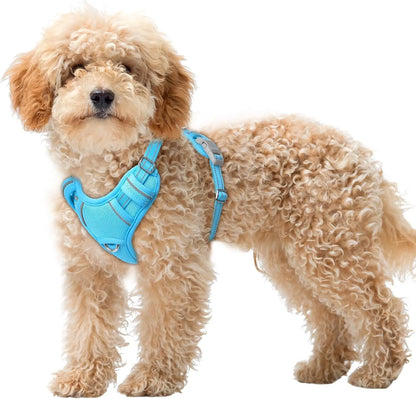 Reflective No-Pull Dog Harness, Adjustable Comfort for Training & Walking Blue X-Small