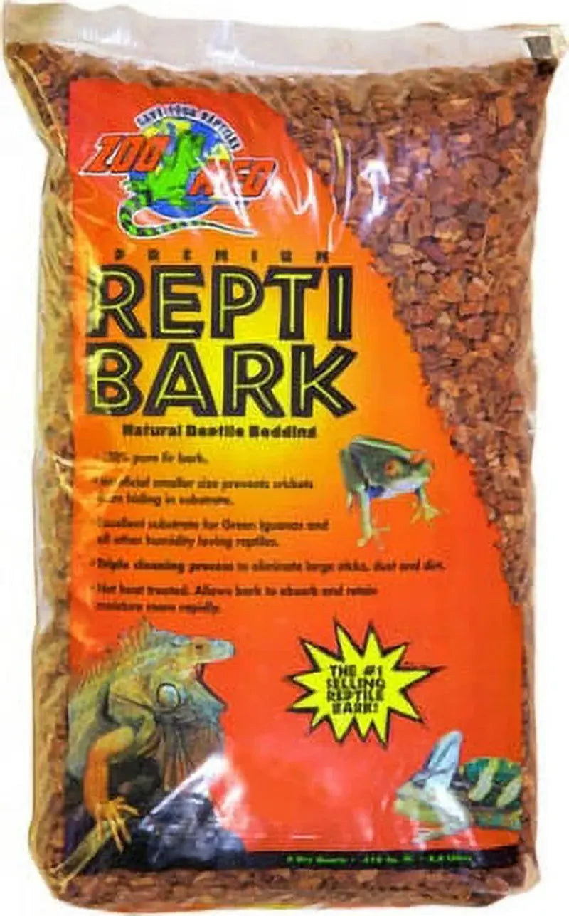 ReptiBark Natural Reptile Bedding Substrate | 100% Fir Bark Terrarium